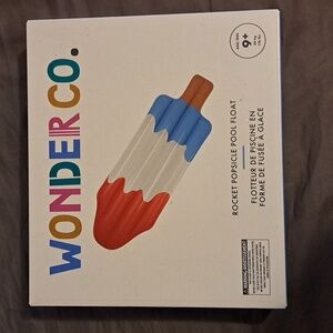 Pool Float Rocket Popsicle ✨️NWT✨️Red / Blue / White 🚀 (Indigo / Wonder Co.)